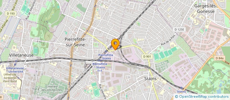 localisation de l'entreprise ISO INDUSTRIES à PIERREFITTE-SUR-SEINE