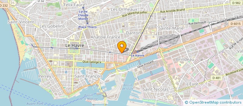 localisation de l'entreprise ISO INVEST à LE HAVRE