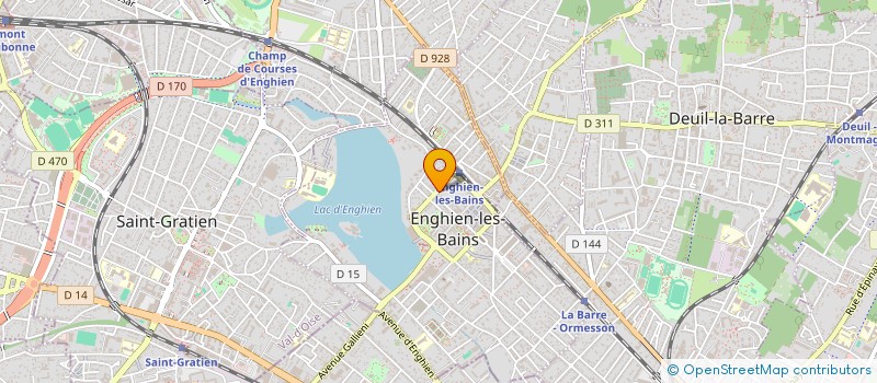 localisation de l'entreprise ISO K  ENGHIEN-LES-BAINS