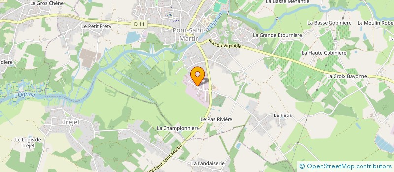 localisation de l'entreprise ISO'LEAD à LA CHEVROLIERE