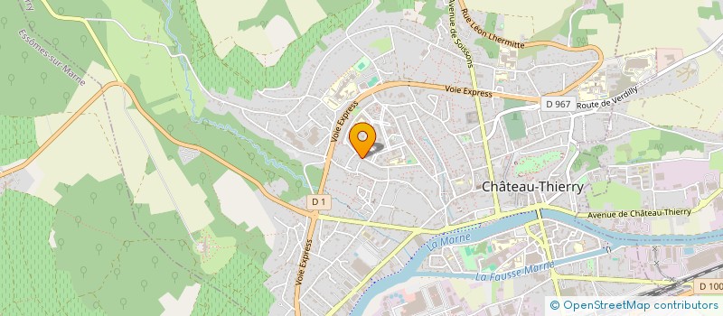 localisation de l'entreprise ISO LM à CHATEAU-THIERRY