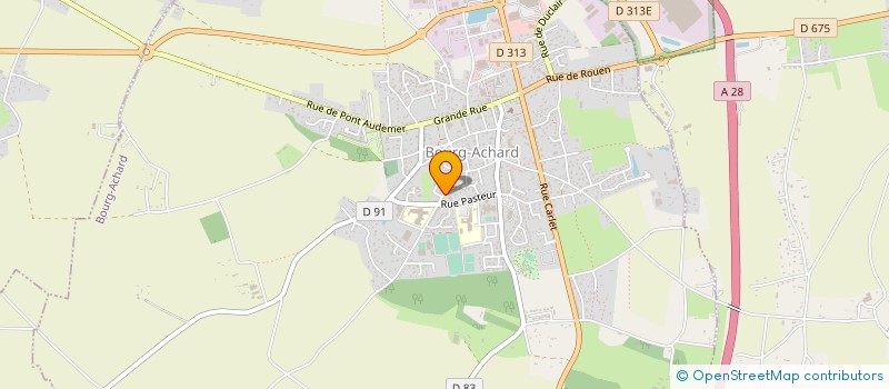 localisation de l'entreprise ISO-LOGEMENT à BOURG-ACHARD