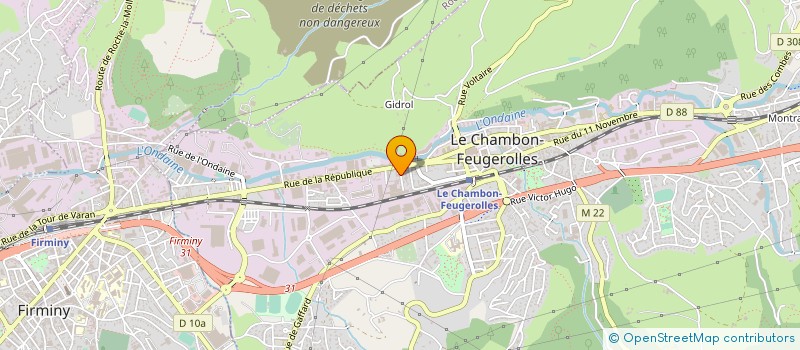 localisation de l'entreprise ISO LOIRE à LE CHAMBON-FEUGEROLLES
