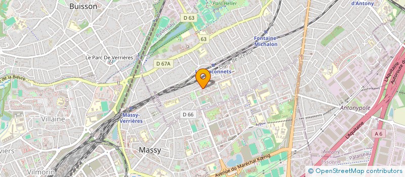 localisation de l'entreprise ISO MALIN à ANTONY