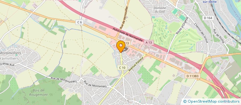 localisation de l'entreprise ISO MDI FRANCE  ORGEVAL