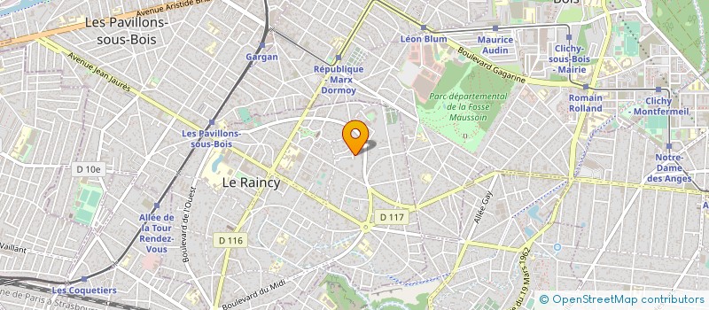 localisation de l'entreprise ISO-MED à LE RAINCY