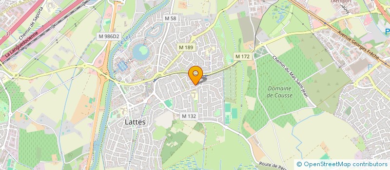 localisation de l'entreprise ISO MEDIQUAL  LATTES