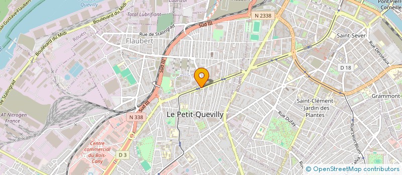 localisation de l'entreprise ISO-MURS  LE PETIT-QUEVILLY