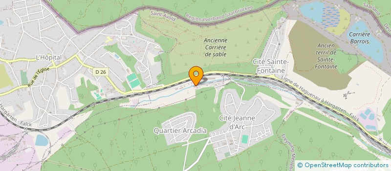 localisation de l'entreprise ISO NABOR à SAINT-AVOLD