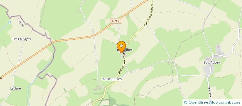 localisation de l'entreprise ISO NEGOCES  HANNACHES