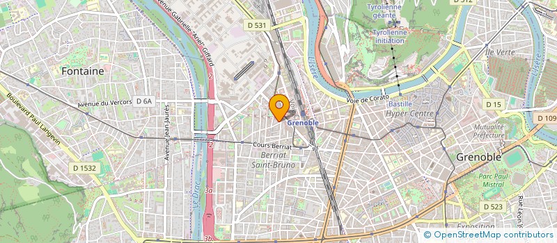 localisation de l'entreprise ISO'NET à GRENOBLE