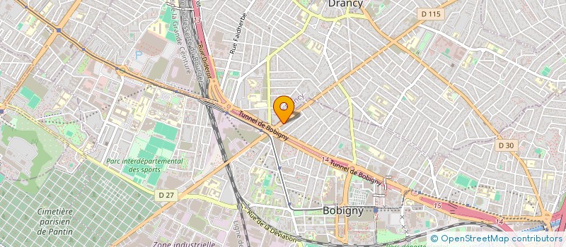 localisation de l'entreprise ISO NJT  BOBIGNY