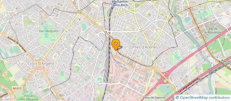 localisation de l'entreprise ISO PAINT CONCEPT à MONTPELLIER
