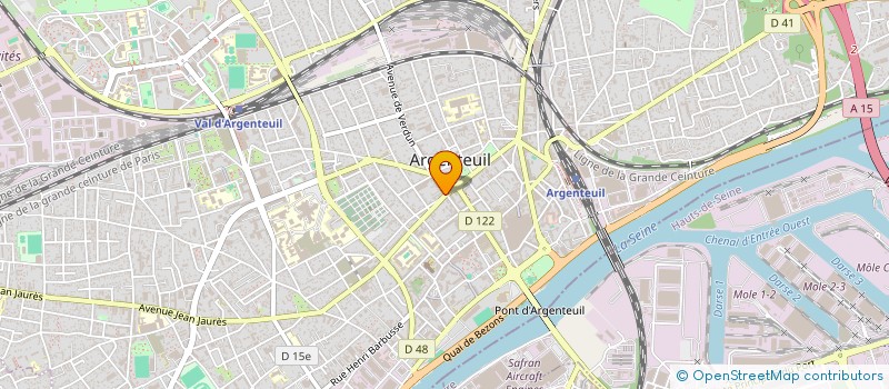 localisation de l'entreprise ISO PAK  ARGENTEUIL