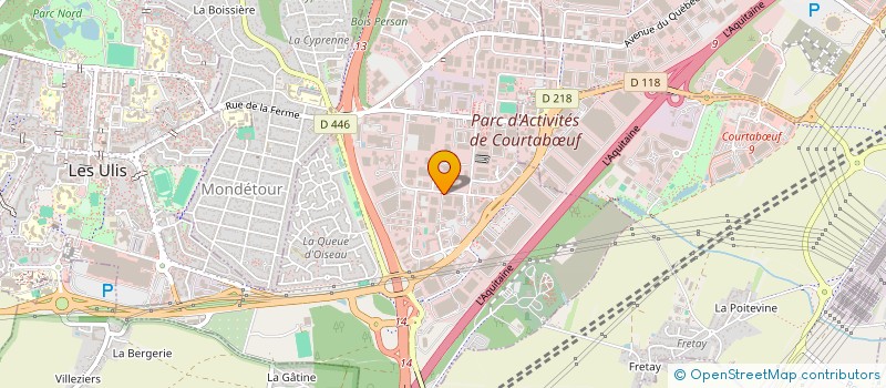 localisation de l'entreprise ISO-PARTNERS à LES ULIS
