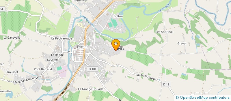 localisation de l'entreprise ISO'PEINT  SERRES-ET-MONTGUYARD