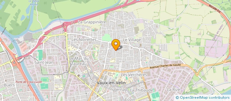 localisation de l'entreprise ISO PEINTURE  VAULX-EN-VELIN