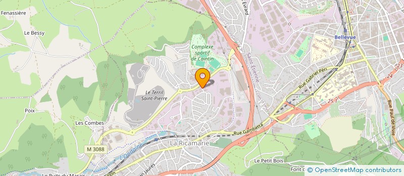 localisation de l'entreprise ISO PLAC 2000 à LA RICAMARIE