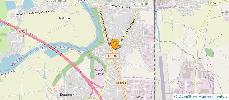 localisation de l'entreprise ISO PLAINE  VEAUCHE