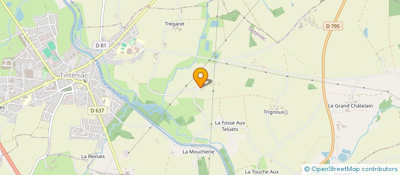 localisation de l'entreprise ISO PLAQUES à QUEBRIAC