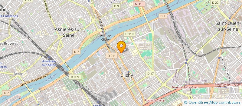 localisation de l'entreprise ISO PM à CLICHY