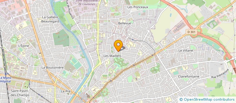 localisation de l'entreprise ISO-PRO à LE MANS