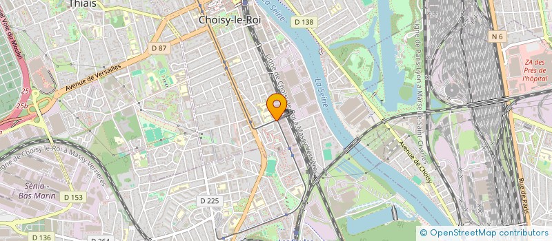 localisation de l'entreprise ISO PRO à CHOISY-LE-ROI