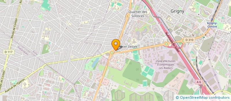 localisation de l'entreprise ISO PRO à GRIGNY