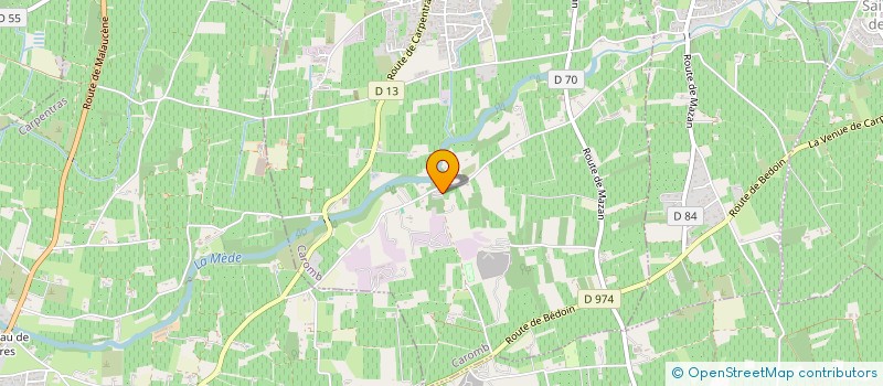 localisation de l'entreprise ISO PRO SUD  CAROMB