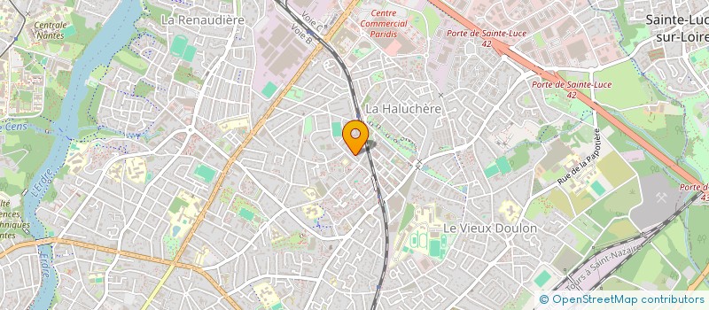 localisation de l'entreprise ISO PROTECT à NANTES