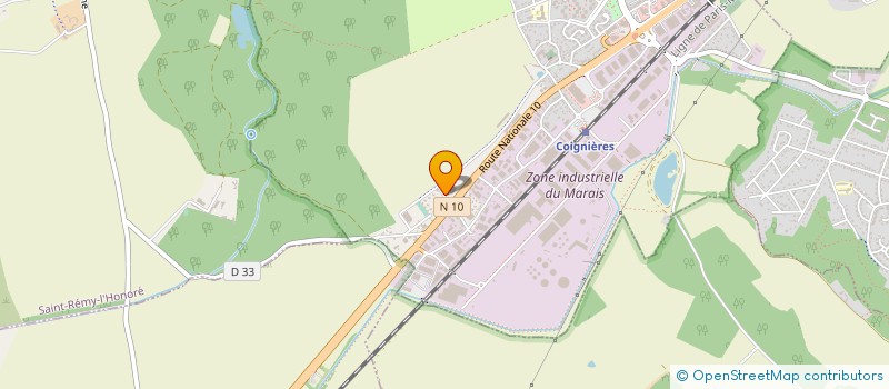 localisation de l'entreprise ISO-PROTECTION à COIGNIERES