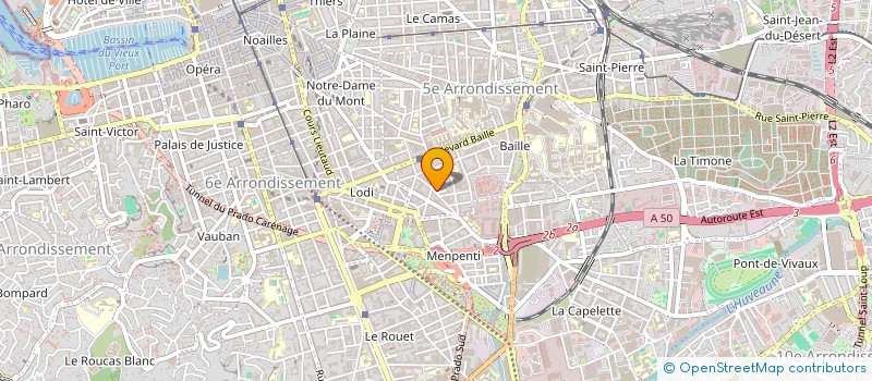 localisation de l'entreprise ISO PROVENCALE à MARSEILLE