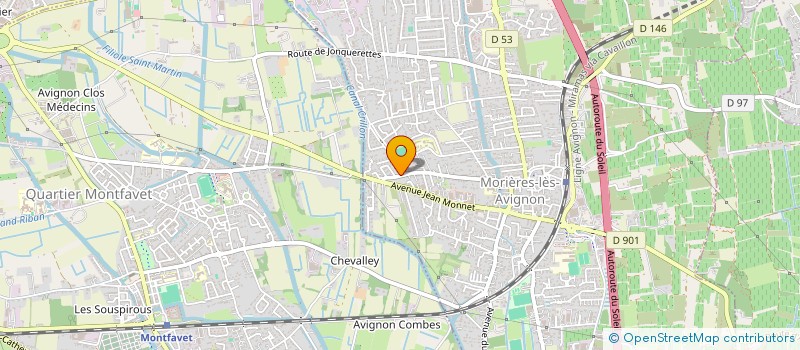 localisation de l'entreprise ISO PROVENCE à MORIERES-LES-AVIGNON