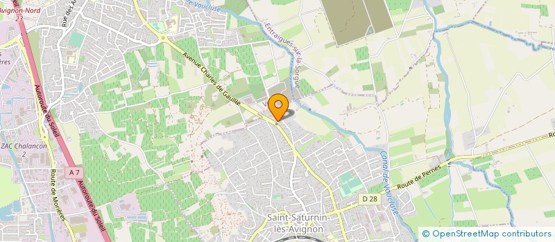 localisation de l'entreprise ISO RENO CONCEPT à SAINT-SATURNIN-LES-AVIGNON