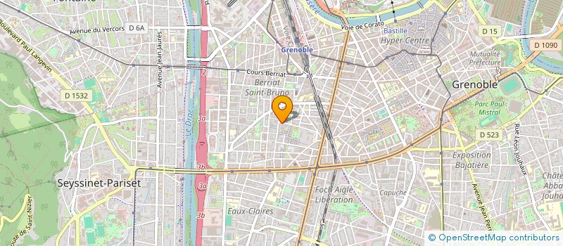 localisation de l'entreprise ISO RENOV 38  GRENOBLE