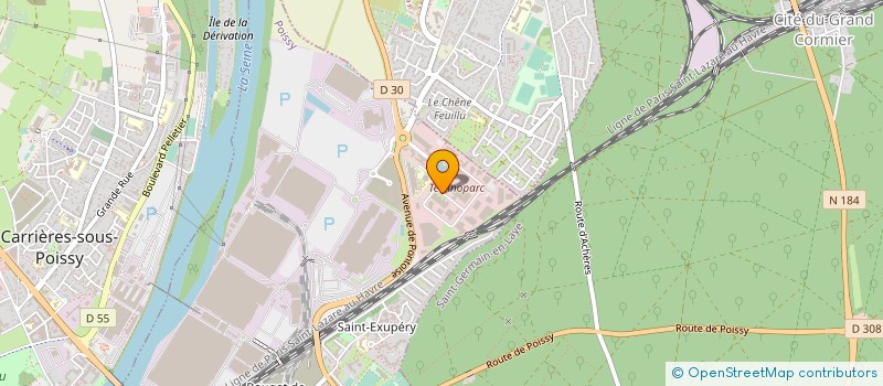 localisation de l'entreprise ISO RENOV à POISSY