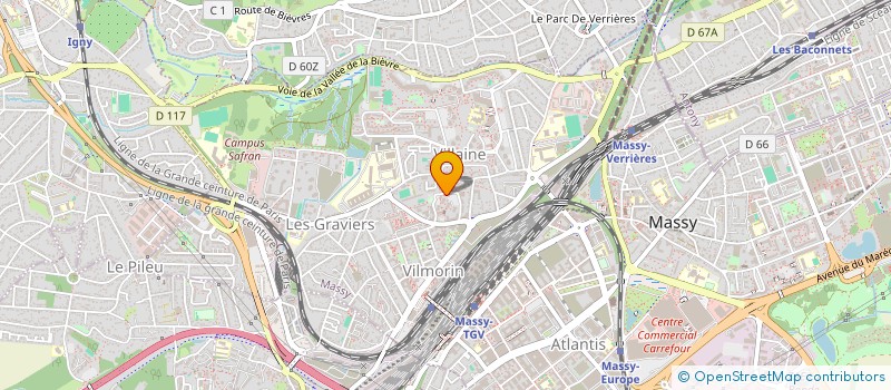 localisation de l'entreprise ISO RENOV à MASSY