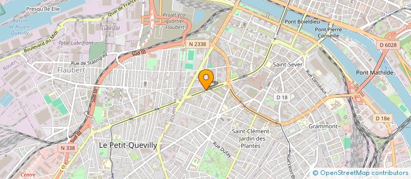 localisation de l'entreprise ISO'RENOV à ROUEN