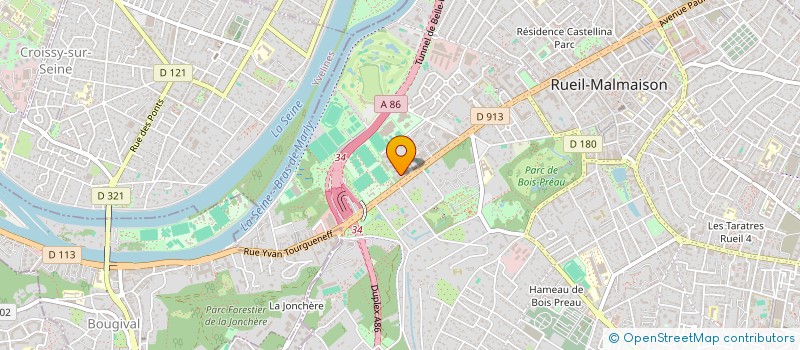 localisation de l'entreprise ISO RENOV à RUEIL-MALMAISON