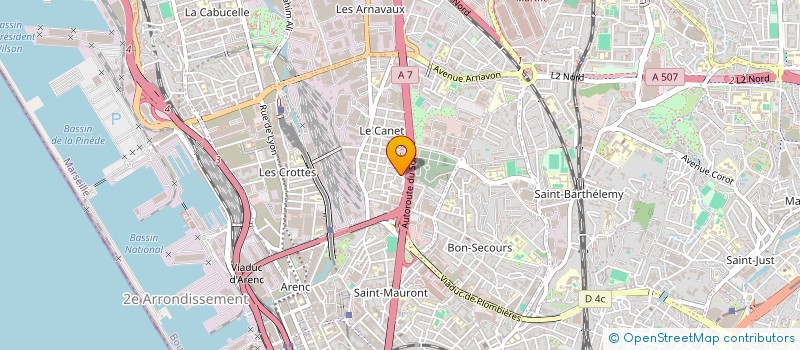 localisation de l'entreprise ISO RENOVE PROVENCE  MARSEILLE 14EME