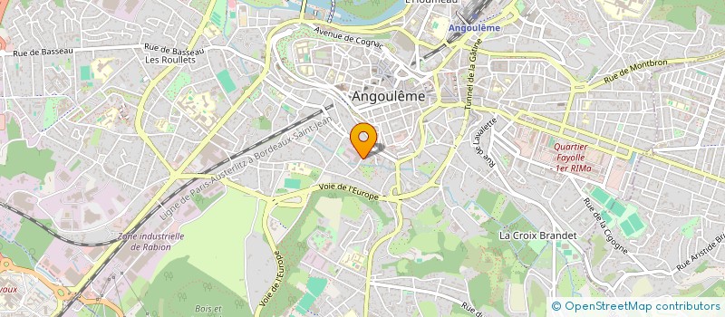 localisation de l'entreprise ISO SOLUTIONS à ANGOULEME