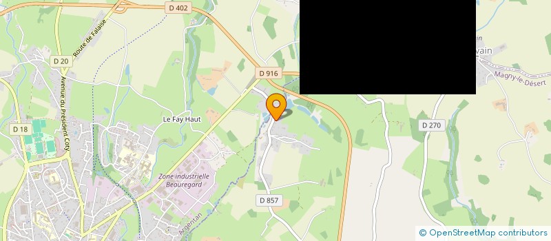 localisation de l'entreprise ISO-SPRAY61 à LA FERTE MACE