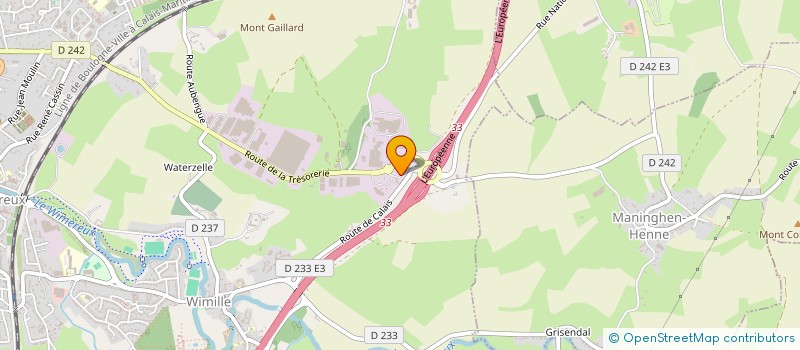 localisation de l'entreprise ISO-STAT  WIMILLE