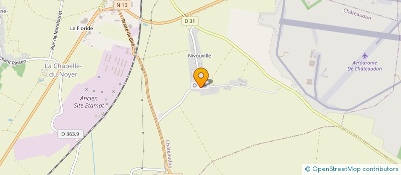 localisation de l'entreprise ISO-STYLE à CHATEAUDUN
