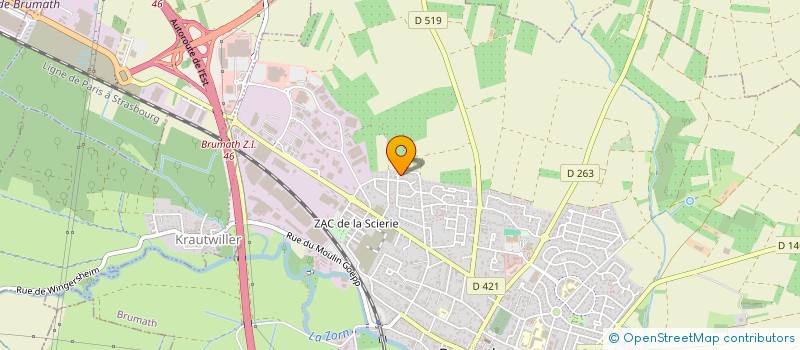 localisation de l'entreprise ISO STYLE  BRUMATH