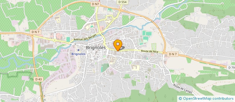 localisation de l'entreprise ISO SUD FERMETURE  BRIGNOLES