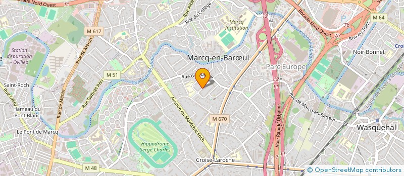 localisation de l'entreprise ISO SYSTEM à MARCQ-EN-BARŒUL