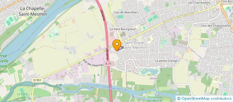 localisation de l'entreprise ISO.TEC  SAINT-PRYVE-SAINT-MESMIN