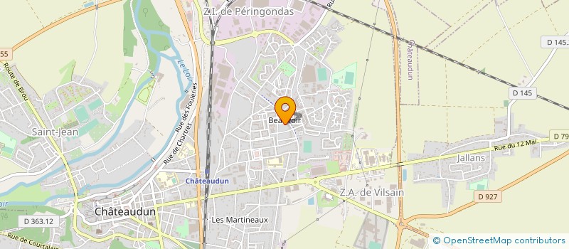 localisation de l'entreprise ISO TECH 28  CHATEAUDUN