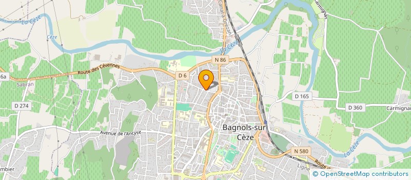 localisation de l'entreprise ISO-TECH à BAGNOLS-SUR-CEZE